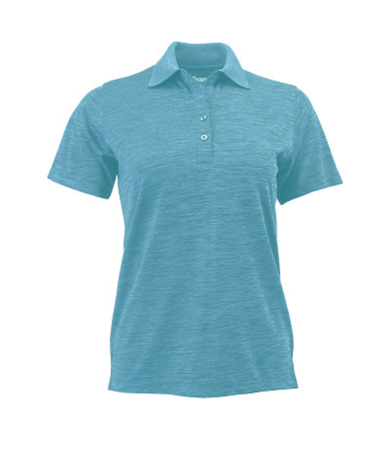 Paragon Dakota Ladies’ Striated Heather Performance Polo