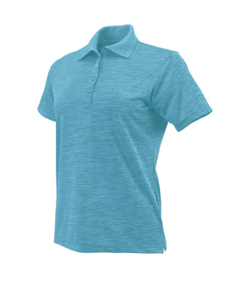 Paragon Dakota Ladies’ Striated Heather Performance Polo