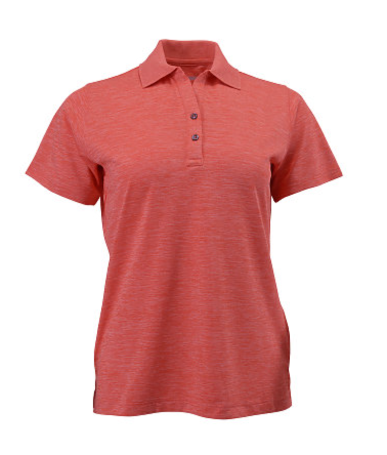 Paragon Dakota Ladies’ Striated Heather Performance Polo