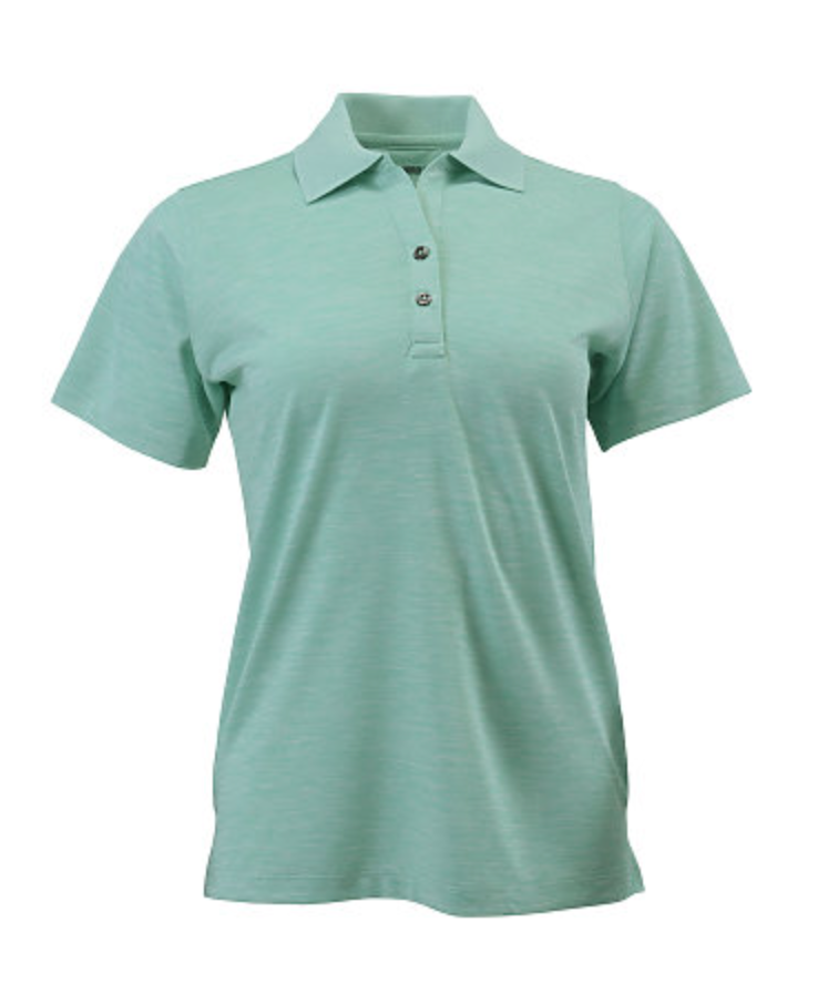 Paragon Dakota Ladies’ Striated Heather Performance Polo