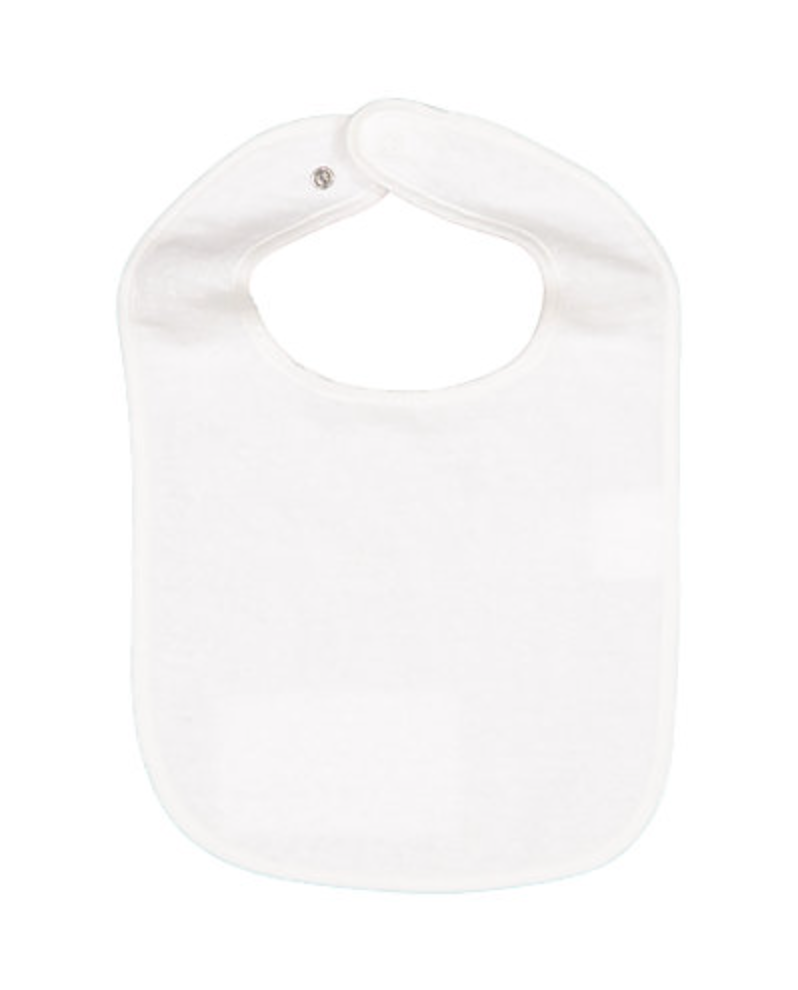 Rabbit Skins Infant Contrast Trim Terry Bib