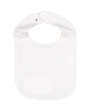 Rabbit Skins Infant Contrast Trim Terry Bib