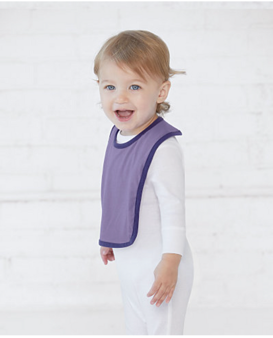 Rabbit Skins Infant Color Trim Jersey Bib