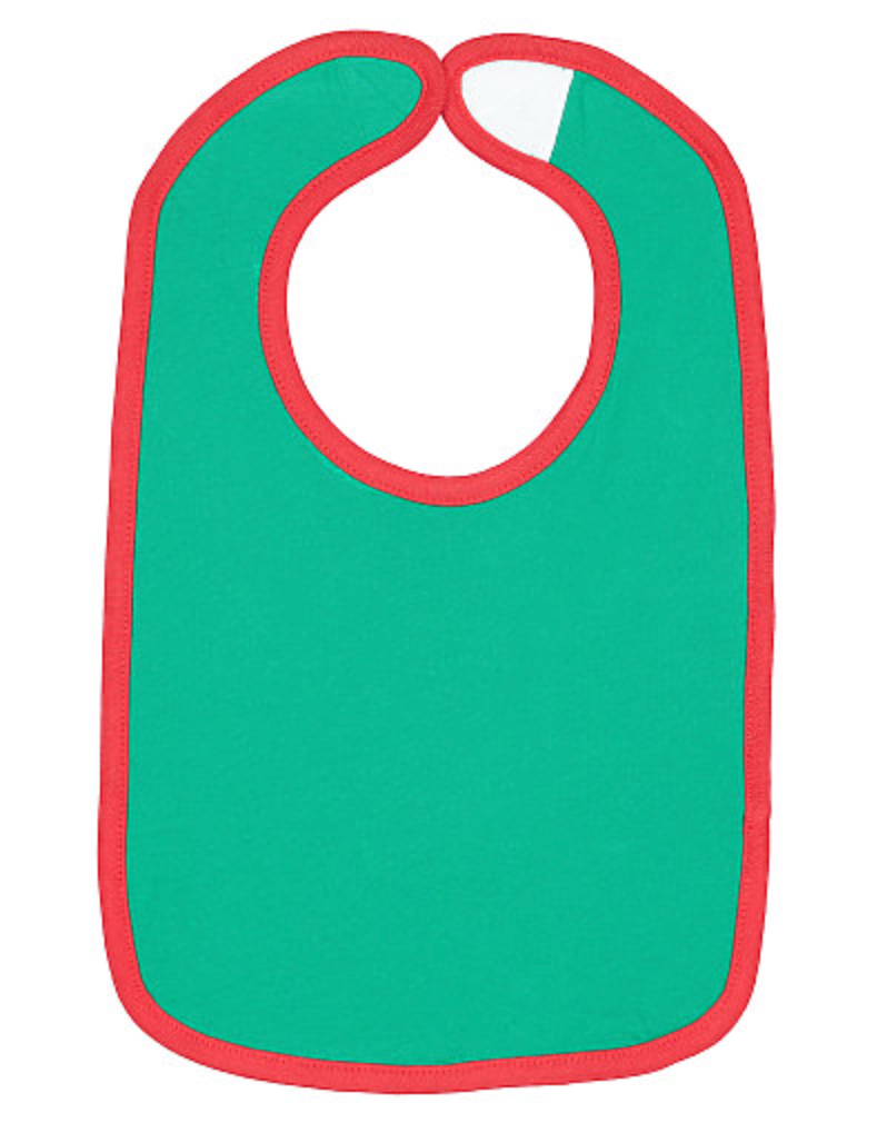 Rabbit Skins Infant Color Trim Jersey Bib