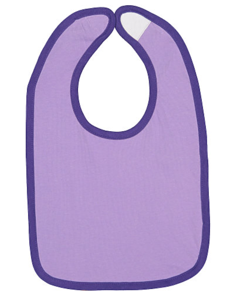 Rabbit Skins Infant Color Trim Jersey Bib