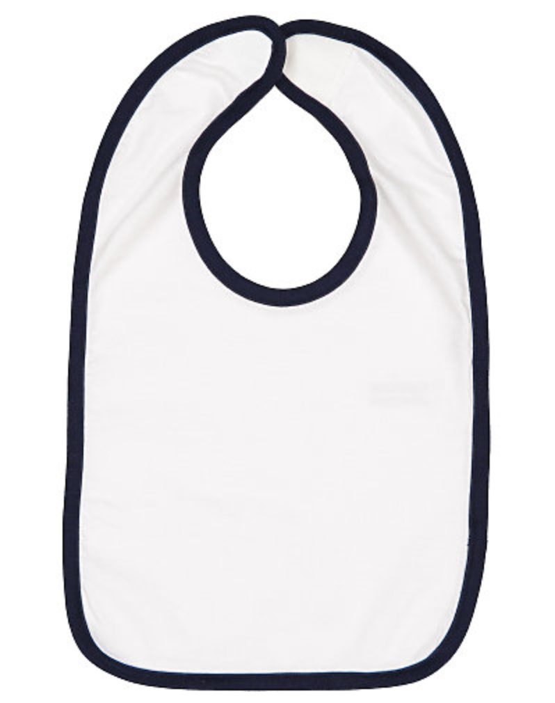 Rabbit Skins Infant Color Trim Jersey Bib