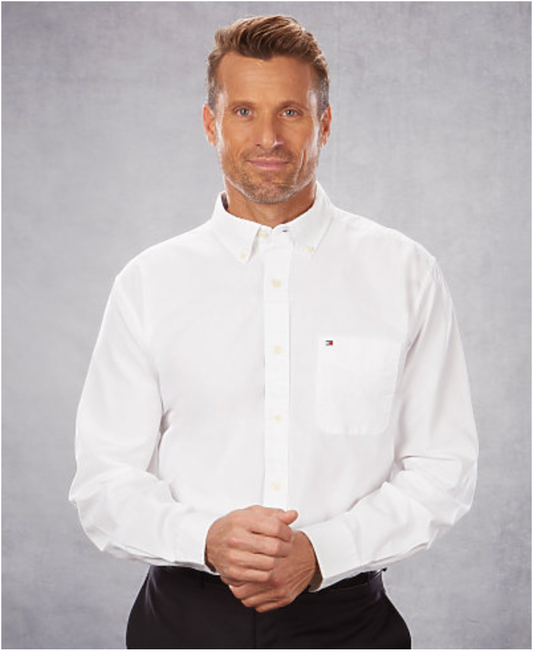 Tommy Hilfiger Men's New England Oxford Dress Shirt