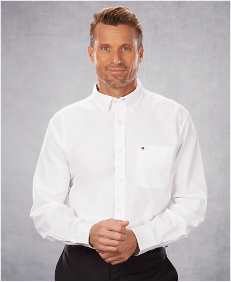 Tommy Hilfiger Men's New England Oxford Dress Shirt