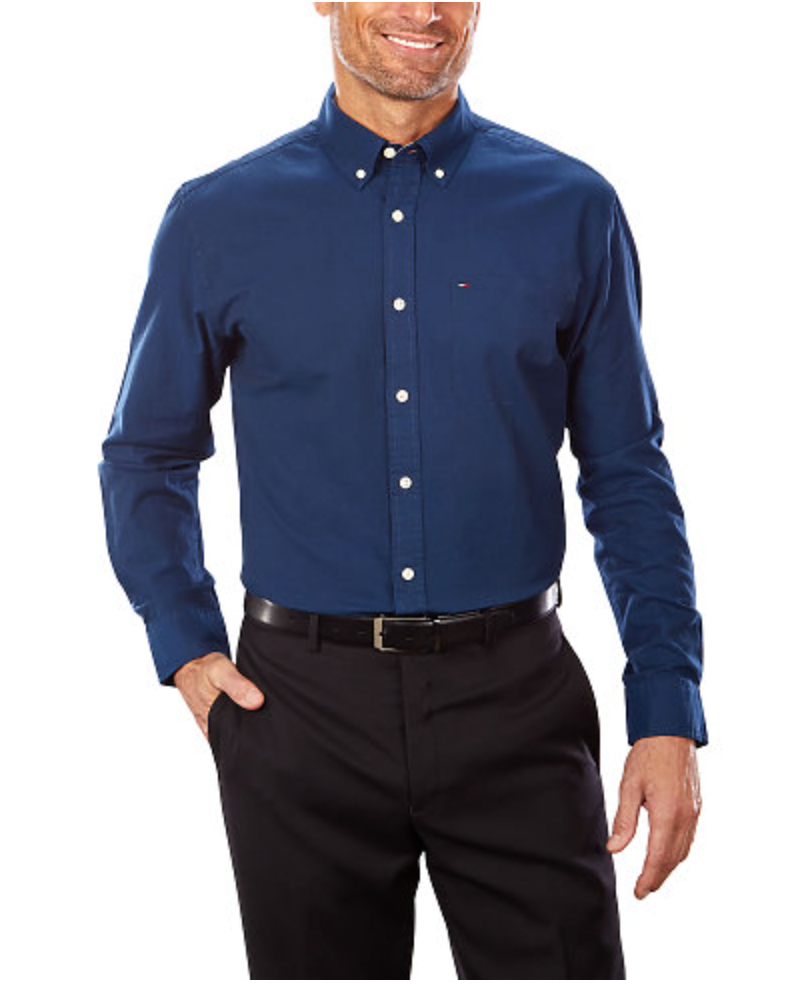 Tommy Hilfiger Men's New England Oxford Dress Shirt