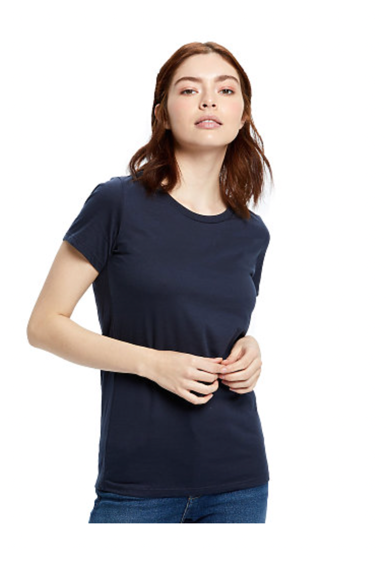 US Blanks Ladies' Short Sleeve Crew Neck
