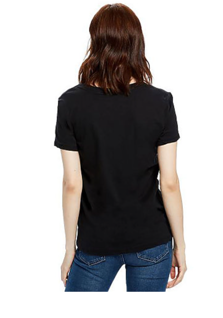 US Blanks Ladies' Short-Sleeve Loose Fit Boyfriend Tee