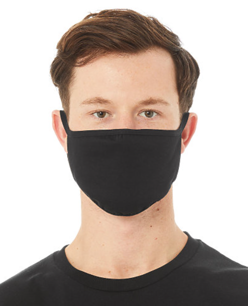 BELLA+CANVAS 2-Ply Reusable Face Mask M/L