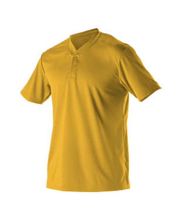 Alleson Adult Baseball 2 Button Henley
