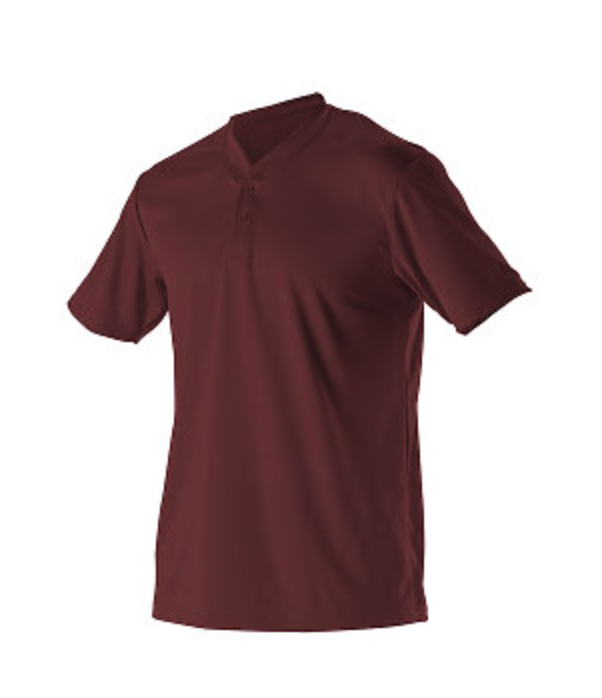 Alleson Adult Baseball 2 Button Henley