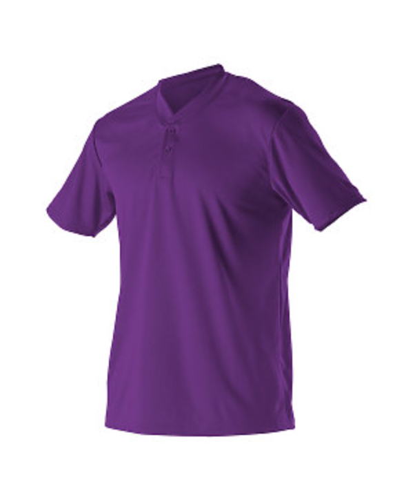 Alleson Adult Baseball 2 Button Henley
