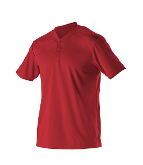 Alleson Adult Baseball 2 Button Henley