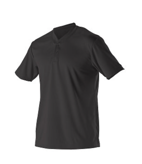 Alleson Youth Baseball 2 Button Henley