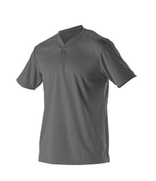 Alleson Youth Baseball 2 Button Henley