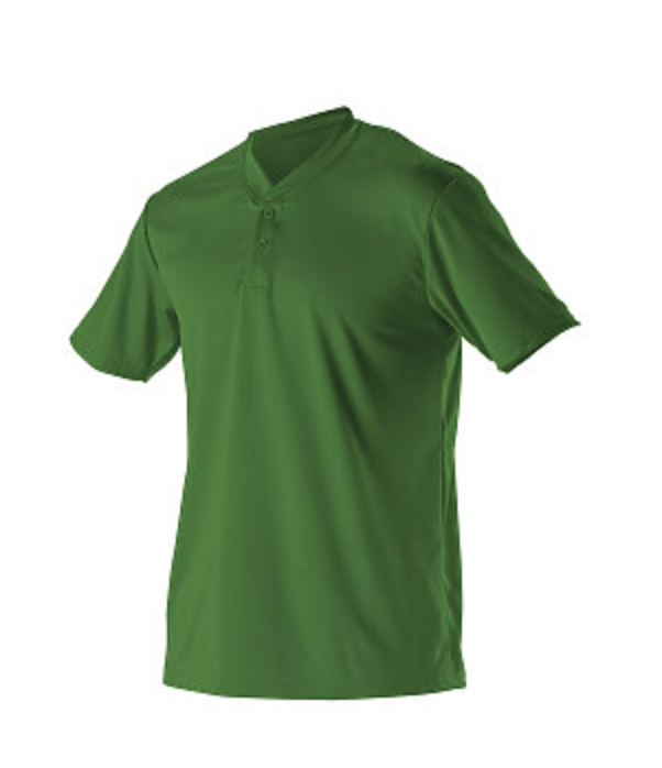 Alleson Youth Baseball 2 Button Henley