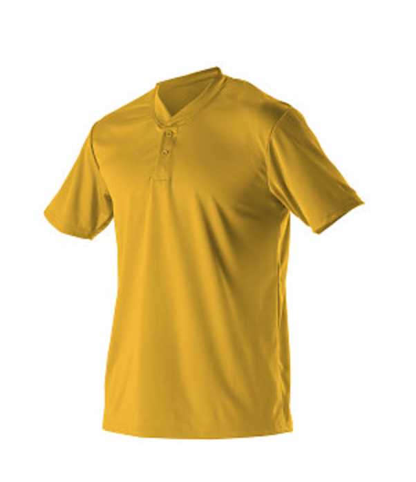 Alleson Youth Baseball 2 Button Henley