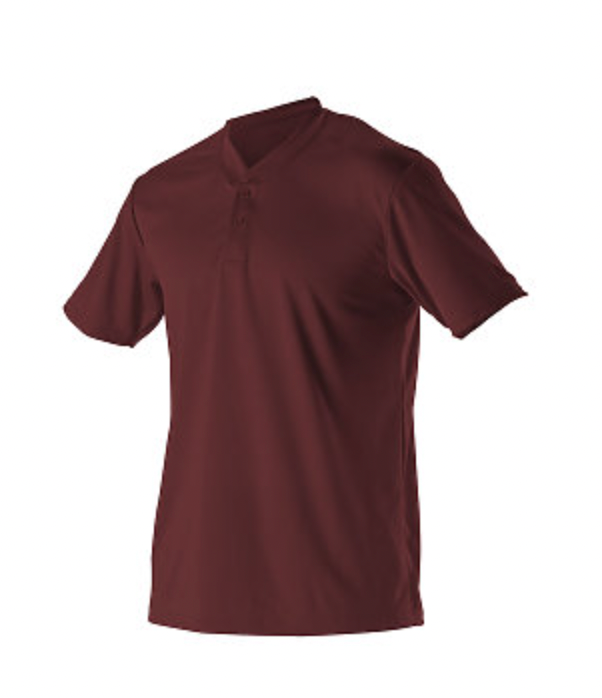 Alleson Youth Baseball 2 Button Henley