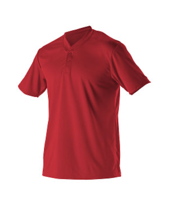 Alleson Youth Baseball 2 Button Henley