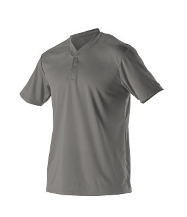 Alleson Youth Baseball 2 Button Henley