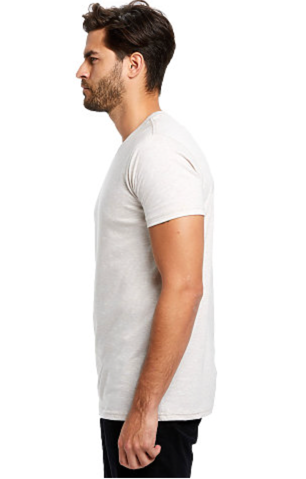 US Blanks Men's Short Sleeve Tri-Blend Crew Neck