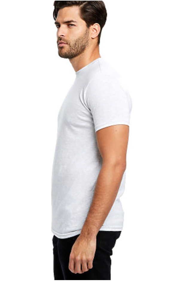 US Blanks Men's Short Sleeve Tri-Blend Crew Neck