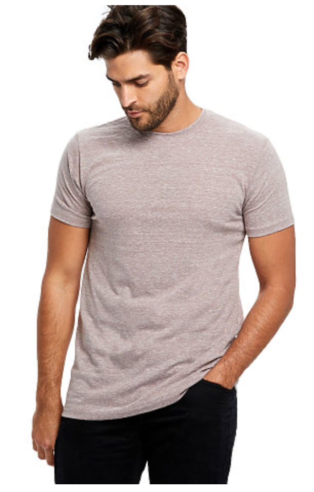 US Blanks Men's Short Sleeve Tri-Blend Crew Neck