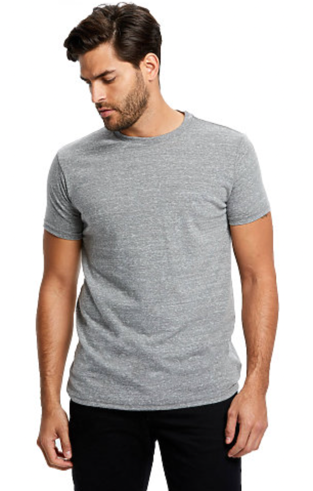 US Blanks Men's Short Sleeve Tri-Blend Crew Neck