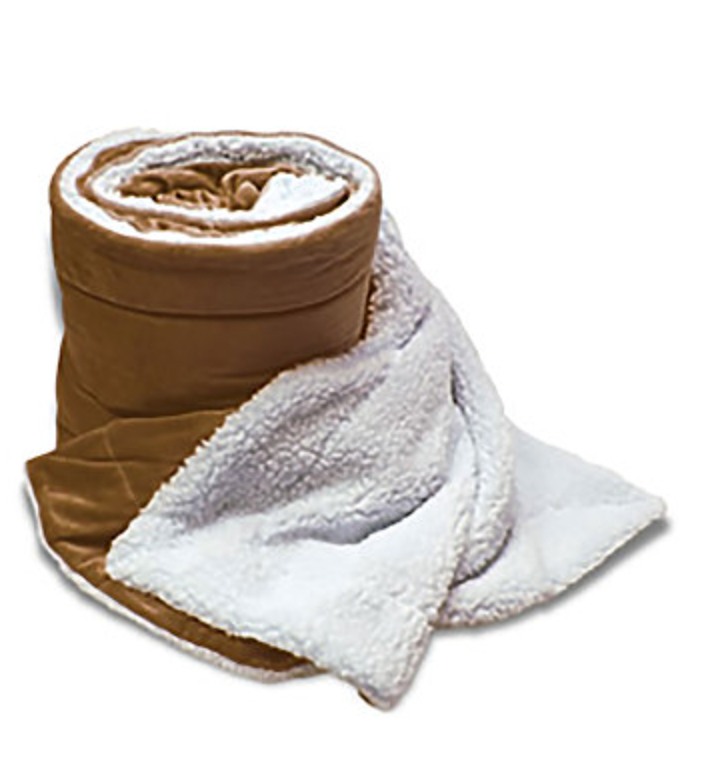 Alpine Fleece Oversized Mink Sherpa Blanket