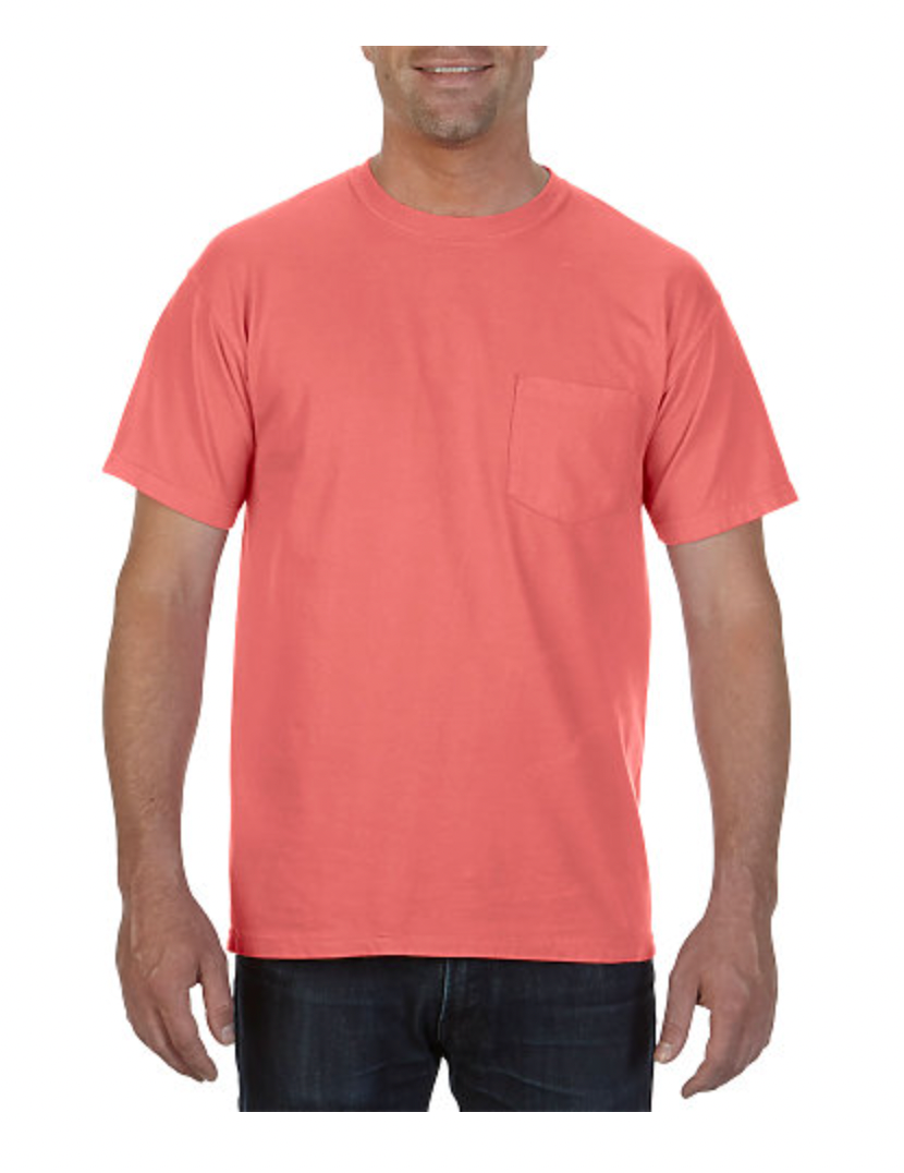 Comfort Colors Adult Heavyweight Ring Spun Pocket Tee