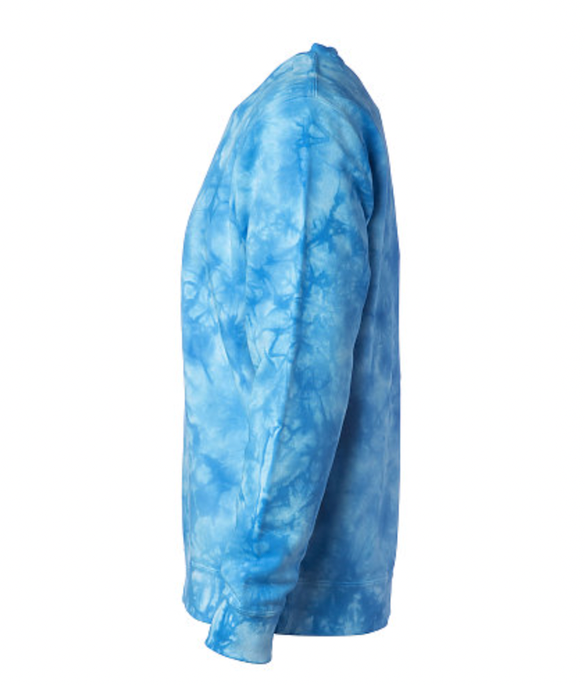 Independent Unisex Midweight Tie Dyed Crew