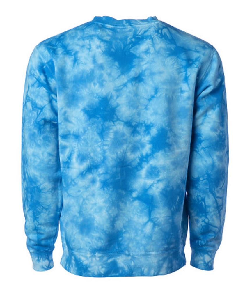 Independent Unisex Midweight Tie Dyed Crew