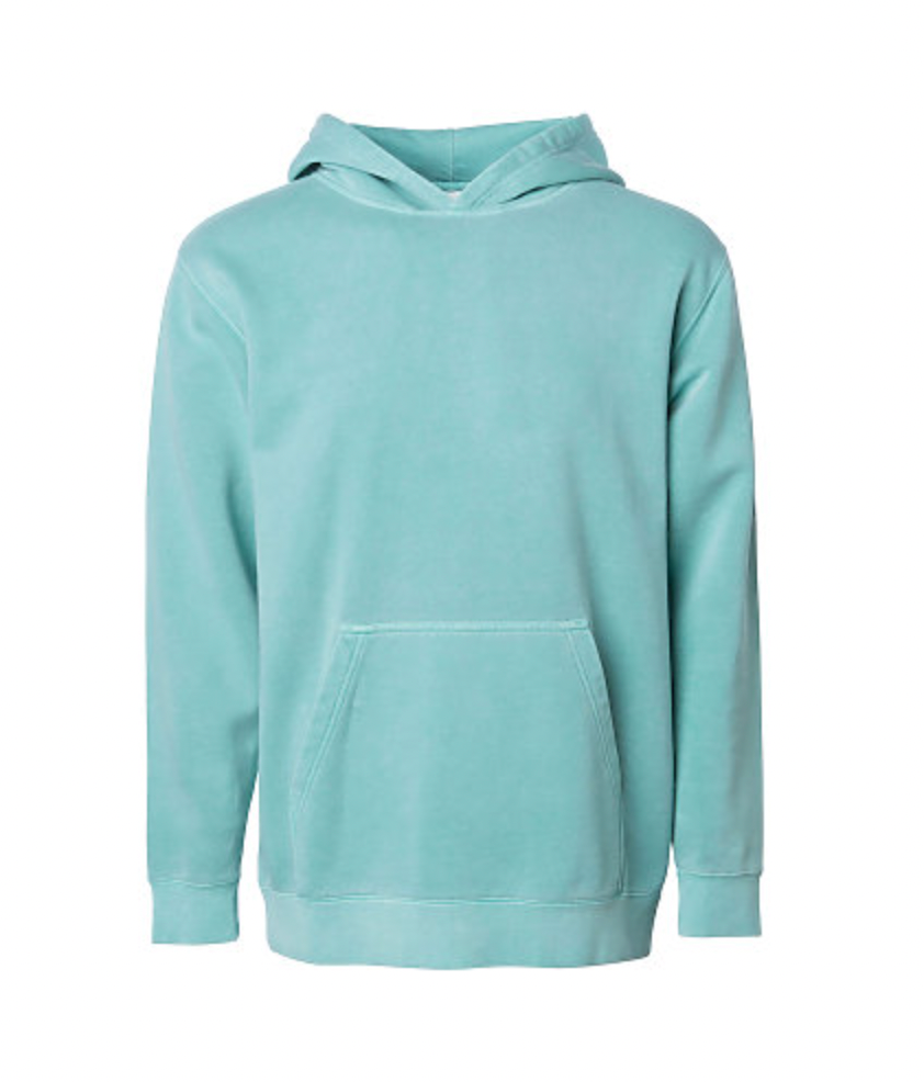 Independent Youth Midweight Pigment Dyed Hooded Pullover