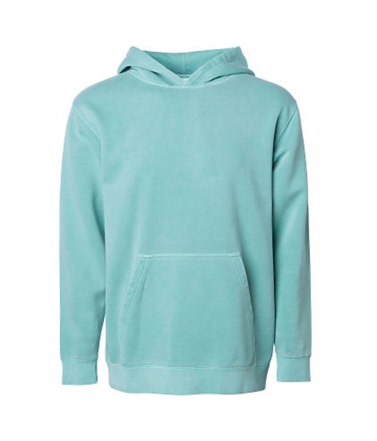 Independent Youth Midweight Pigment Dyed Hooded Pullover