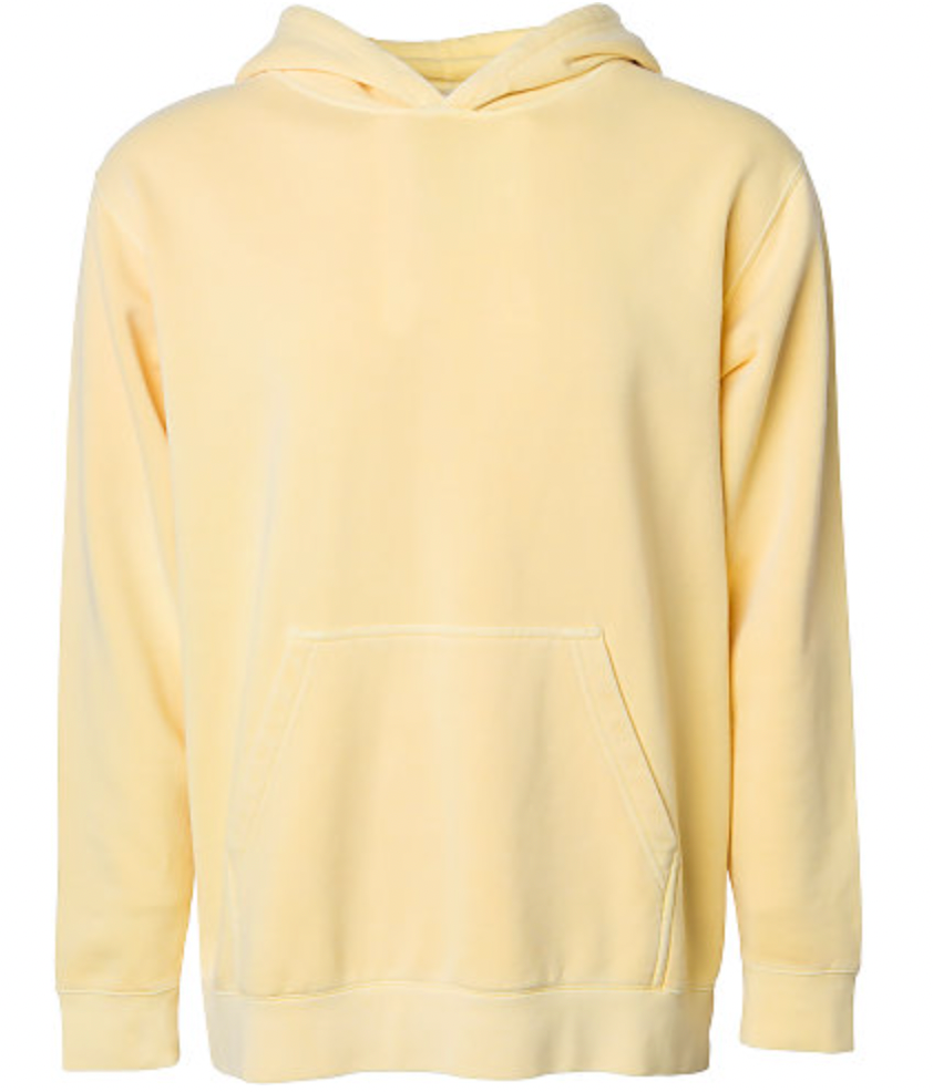 Independent Youth Midweight Pigment Dyed Hooded Pullover