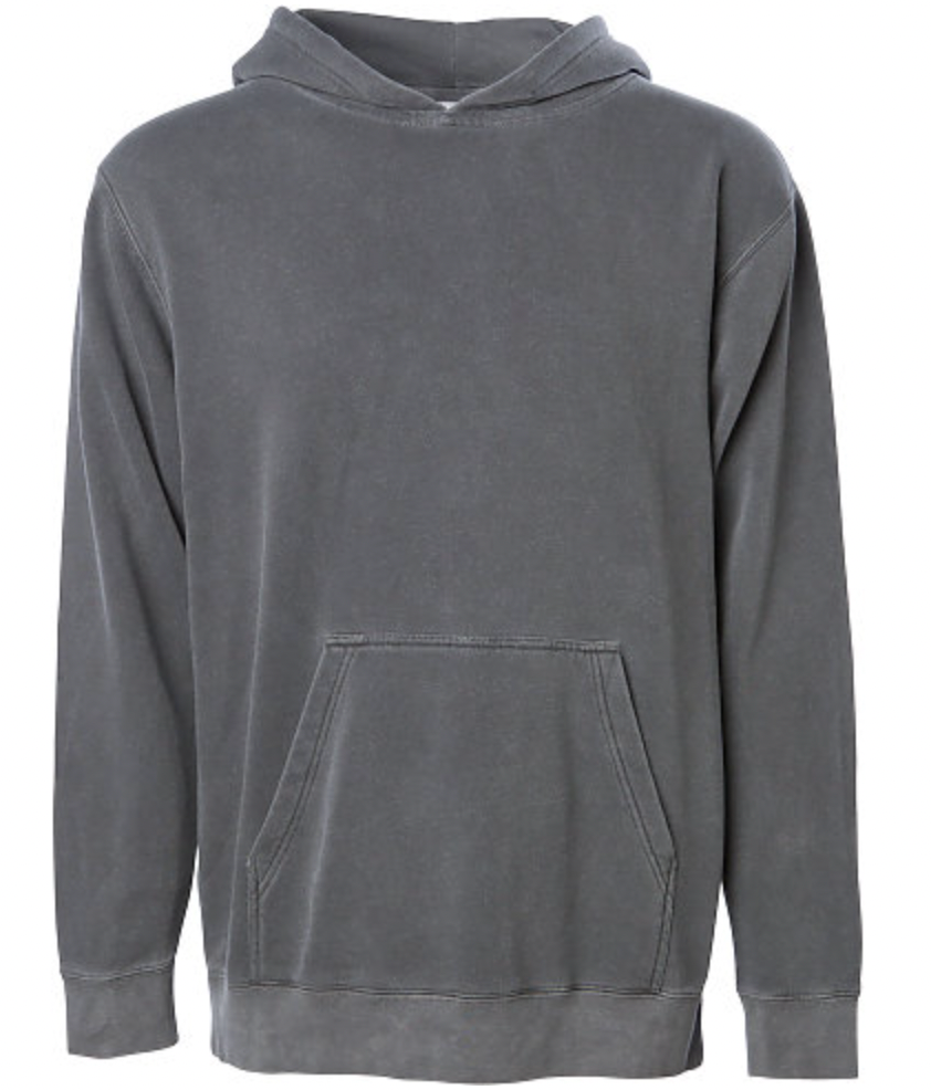 Independent Youth Midweight Pigment Dyed Hooded Pullover