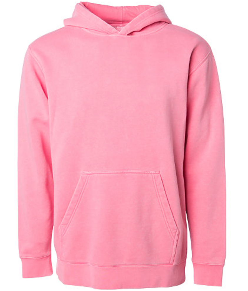 Independent Youth Midweight Pigment Dyed Hooded Pullover