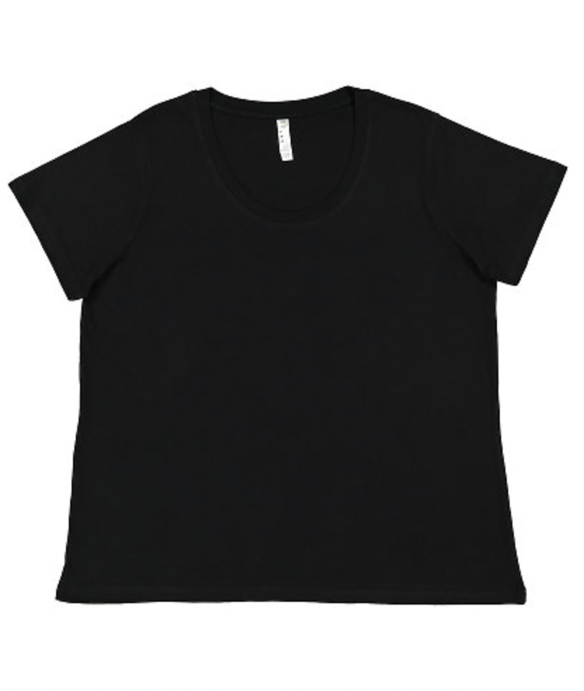 LAT Ladies' Curvy Fine Jersey Tee