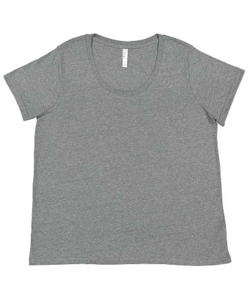 LAT Ladies' Curvy Fine Jersey Tee