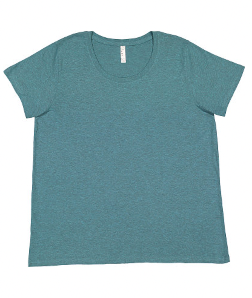 LAT Ladies' Curvy Fine Jersey Tee