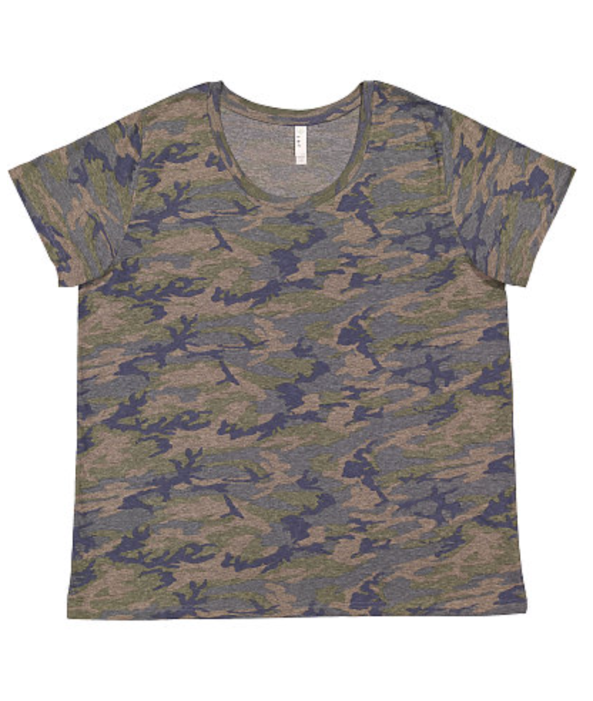 LAT Ladies' Curvy Fine Jersey Tee