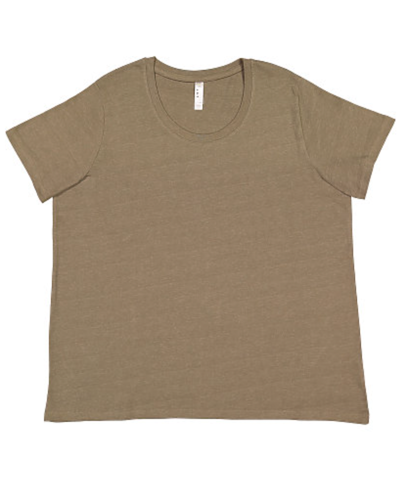 LAT Ladies' Curvy Fine Jersey Tee