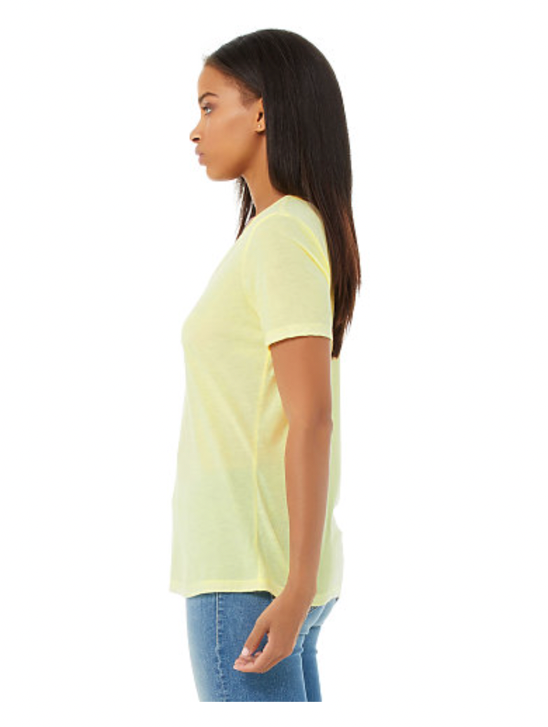 BELLA+CANVAS Women's Relaxed Triblend V-Neck Tee