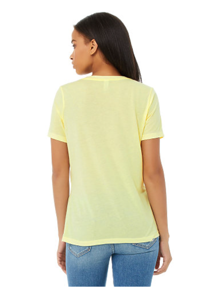 BELLA+CANVAS Women's Relaxed Triblend V-Neck Tee