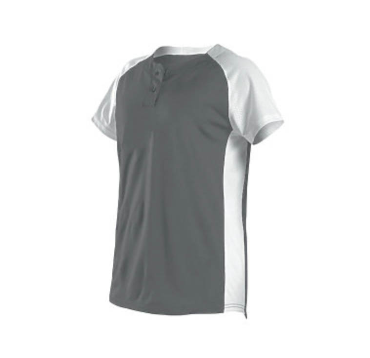 Alleson Girl's Two Button Fastpitch Jersey