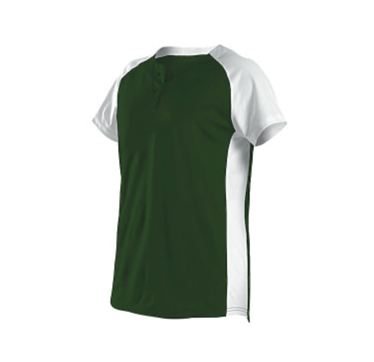 Alleson Girl's Two Button Fastpitch Jersey