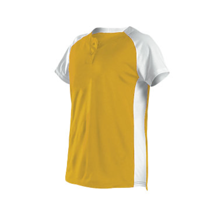 Alleson Girl's Two Button Fastpitch Jersey